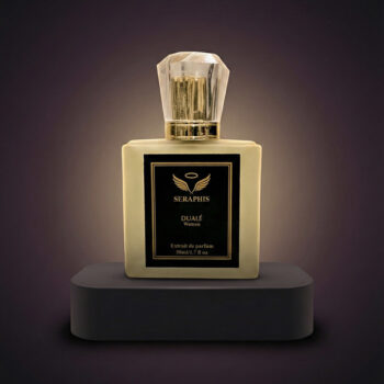 Seraphis Duale floral gourmand luxury perfume bottle
