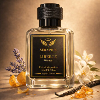 Seraphis Liberte fresh aromatic luxury perfume bottle