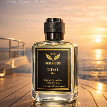 Seraphis Tidal aquatic luxury perfume bottle